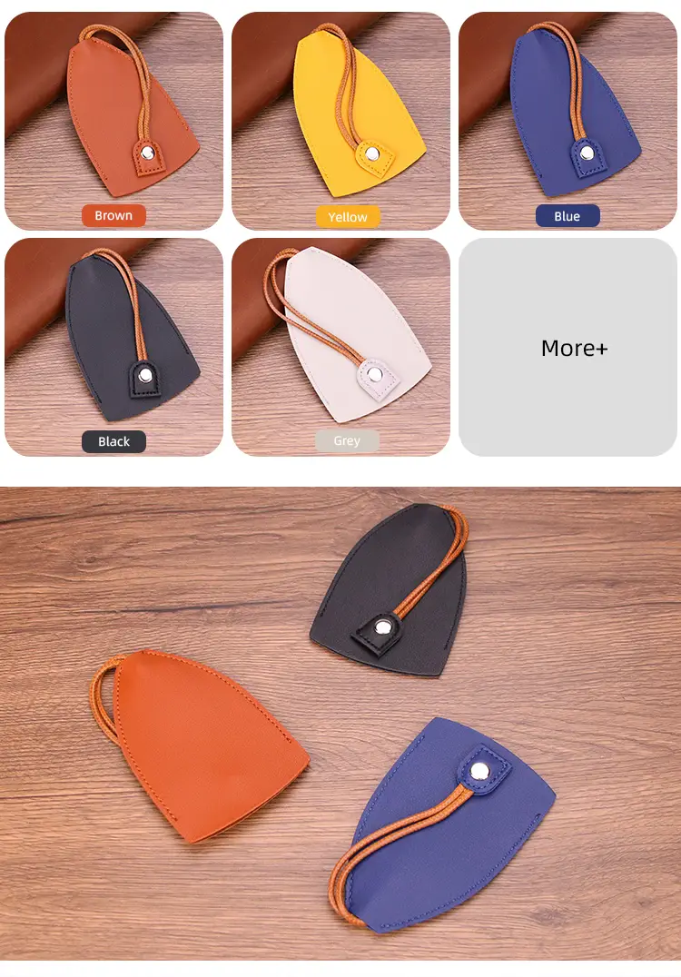 Luggage tag with snap button attached to suitcase – BEARKY GT45